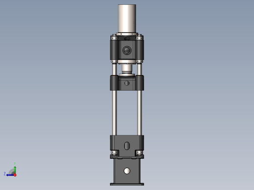 100t液压机设计5右视缩略图