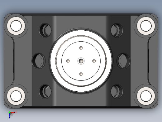 100t液压机设计5俯视缩略图