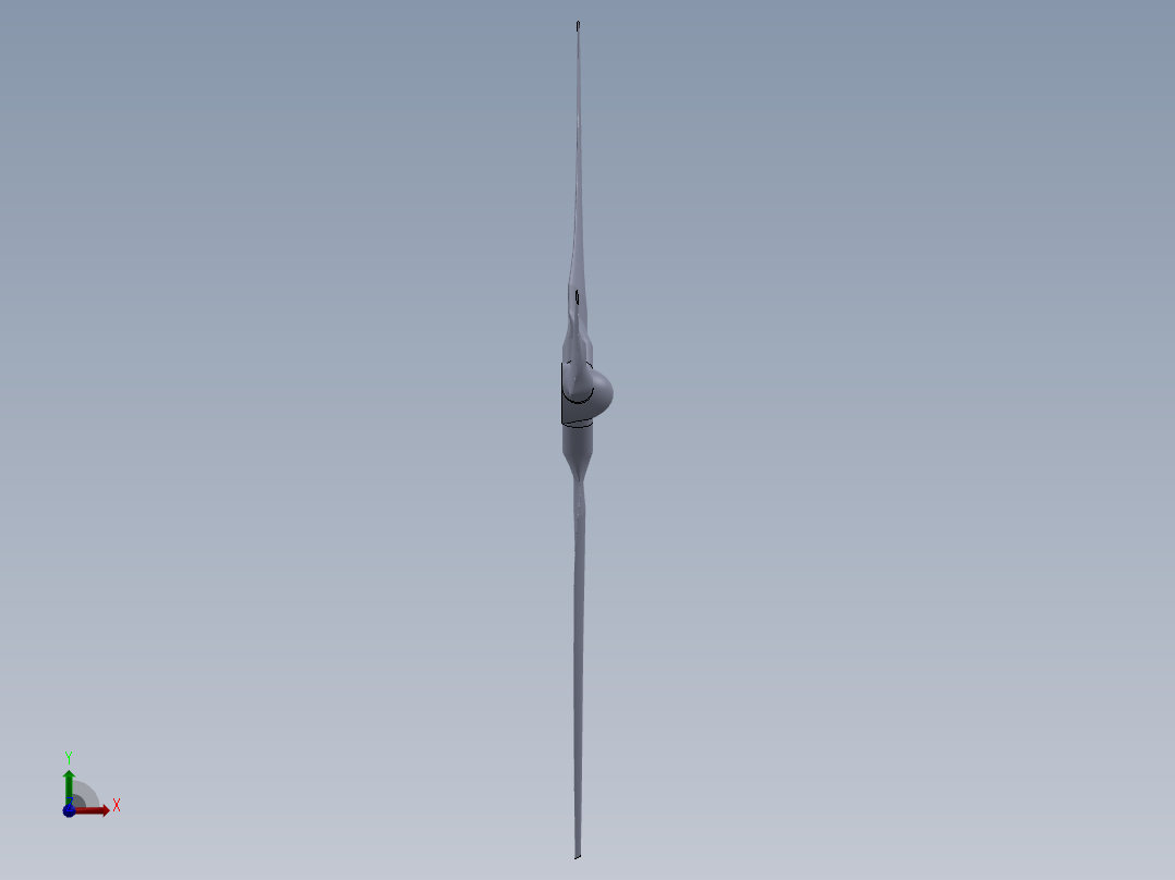 风力涡轮机前视图