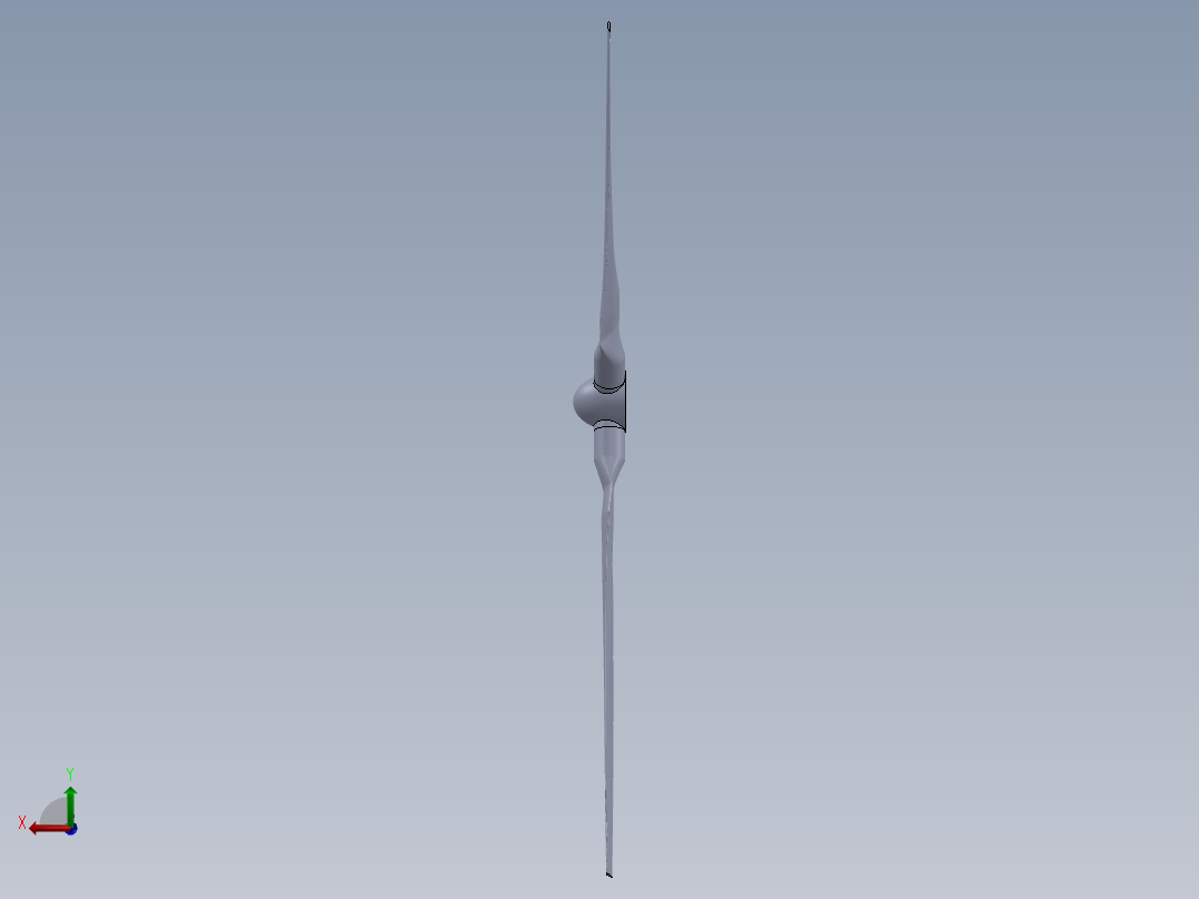 风力涡轮机后视图