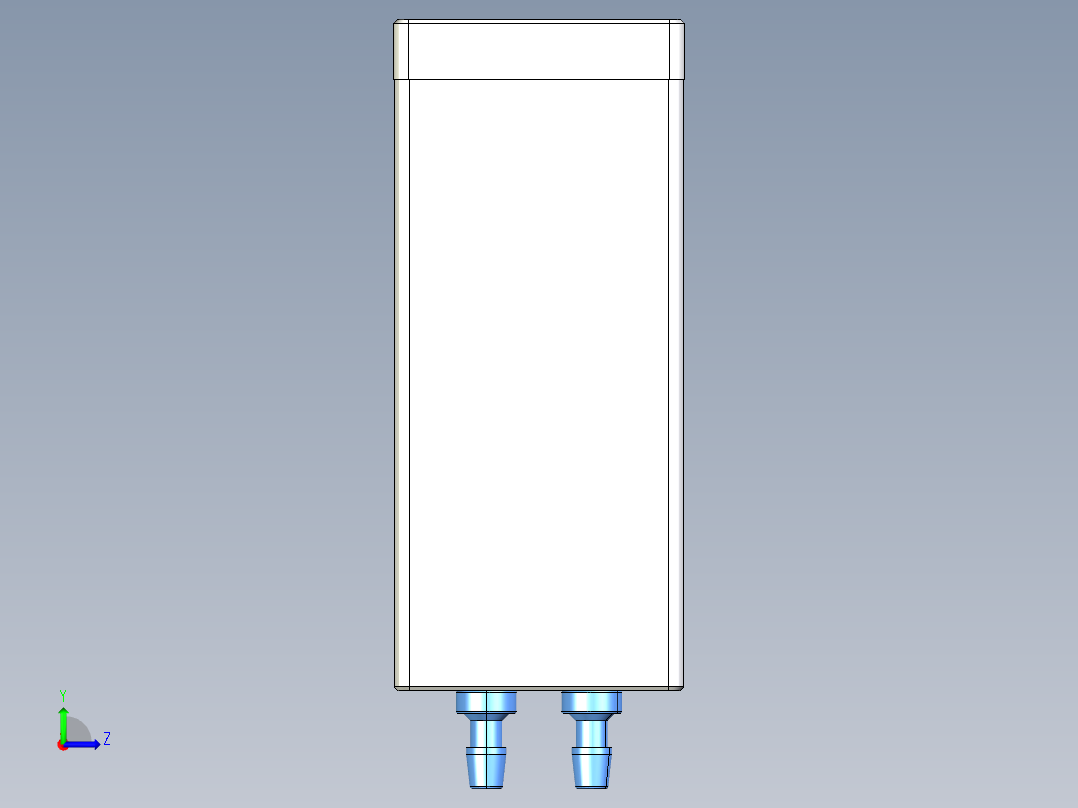 二级墨盒2路左视图