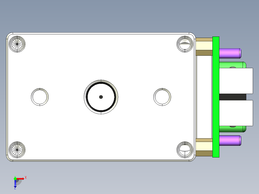 二级墨盒2路俯视图
