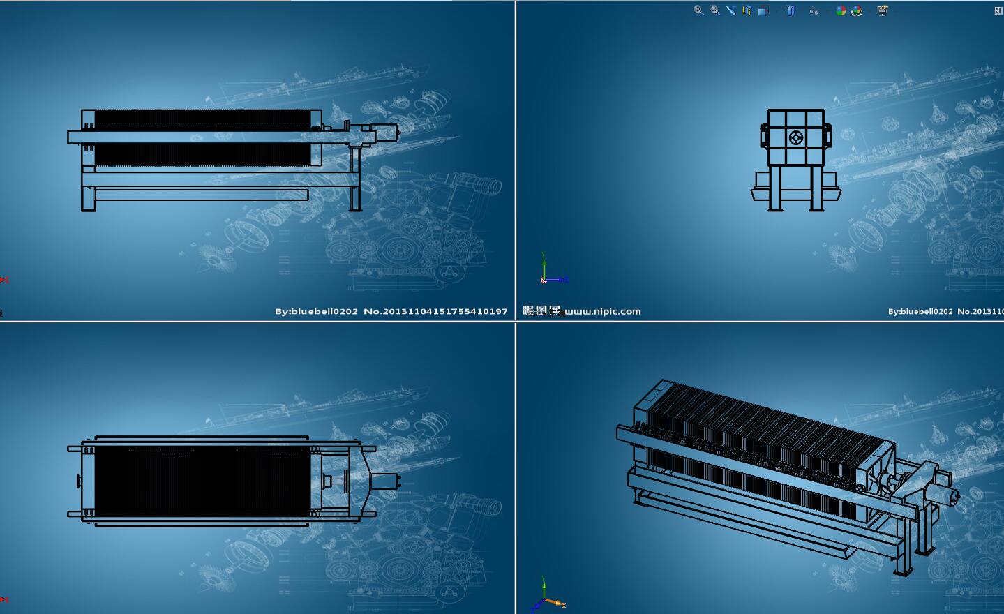 液压板框压滤机带液压站