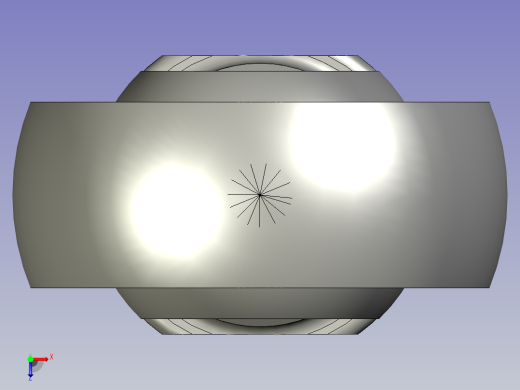 鱼眼接头PHSC5M5右牙俯视缩略图