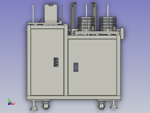 TRD899MINI-11-00上料料仓机构前视缩略图
