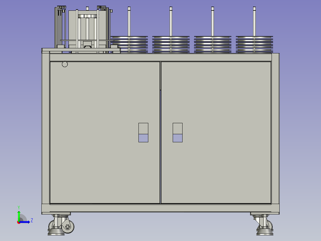 TRD899MINI-11-00上料料仓机构左视图