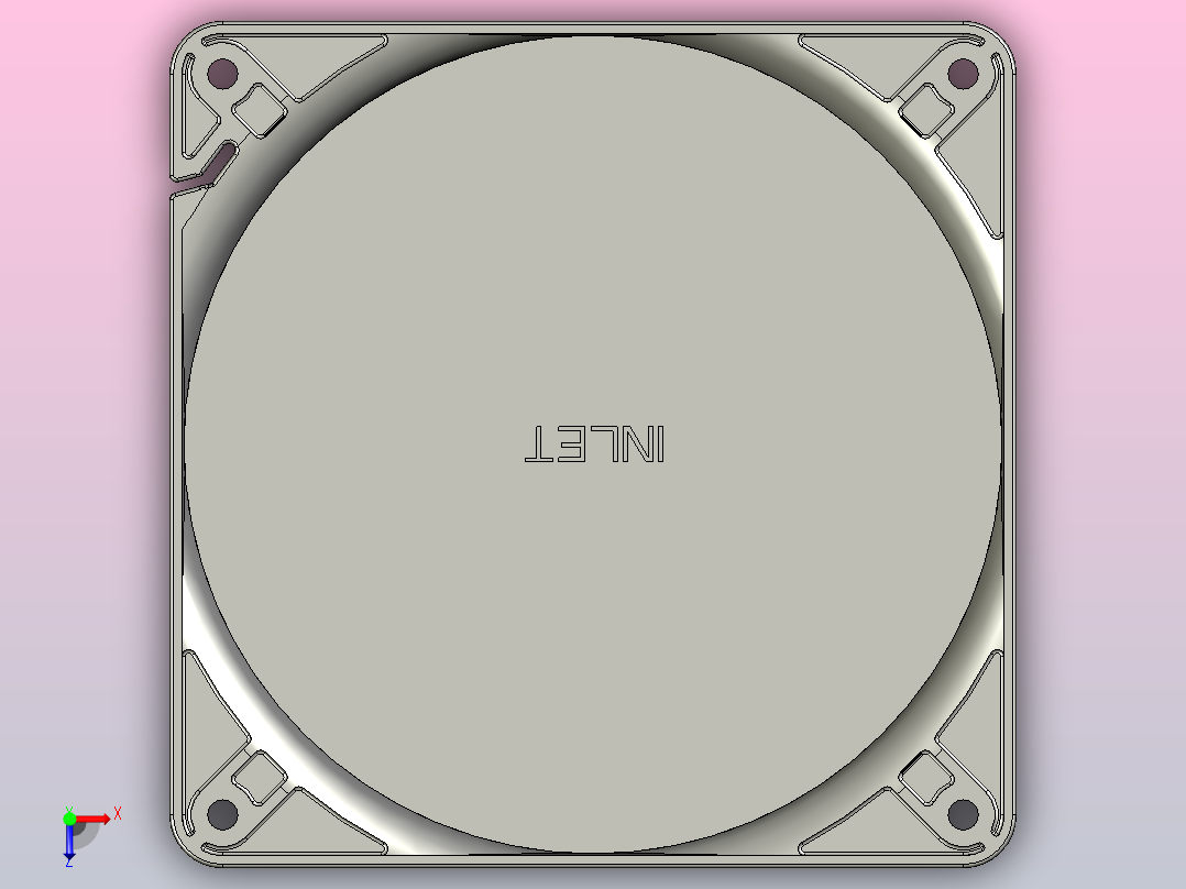 台湾建准DC风扇EEC0252B1-000C-A99俯视图