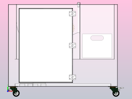 360°小龙虾清洗机SW三维图 前视缩略图