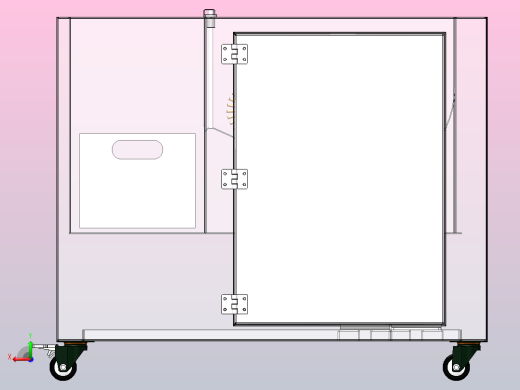 360°小龙虾清洗机SW三维图 后视缩略图