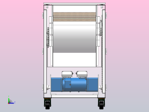 360°小龙虾清洗机SW三维图 左视缩略图