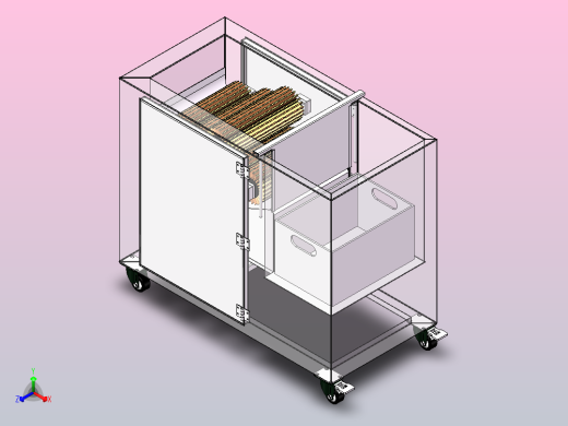 360°小龙虾清洗机SW三维图 正等轴测缩略图