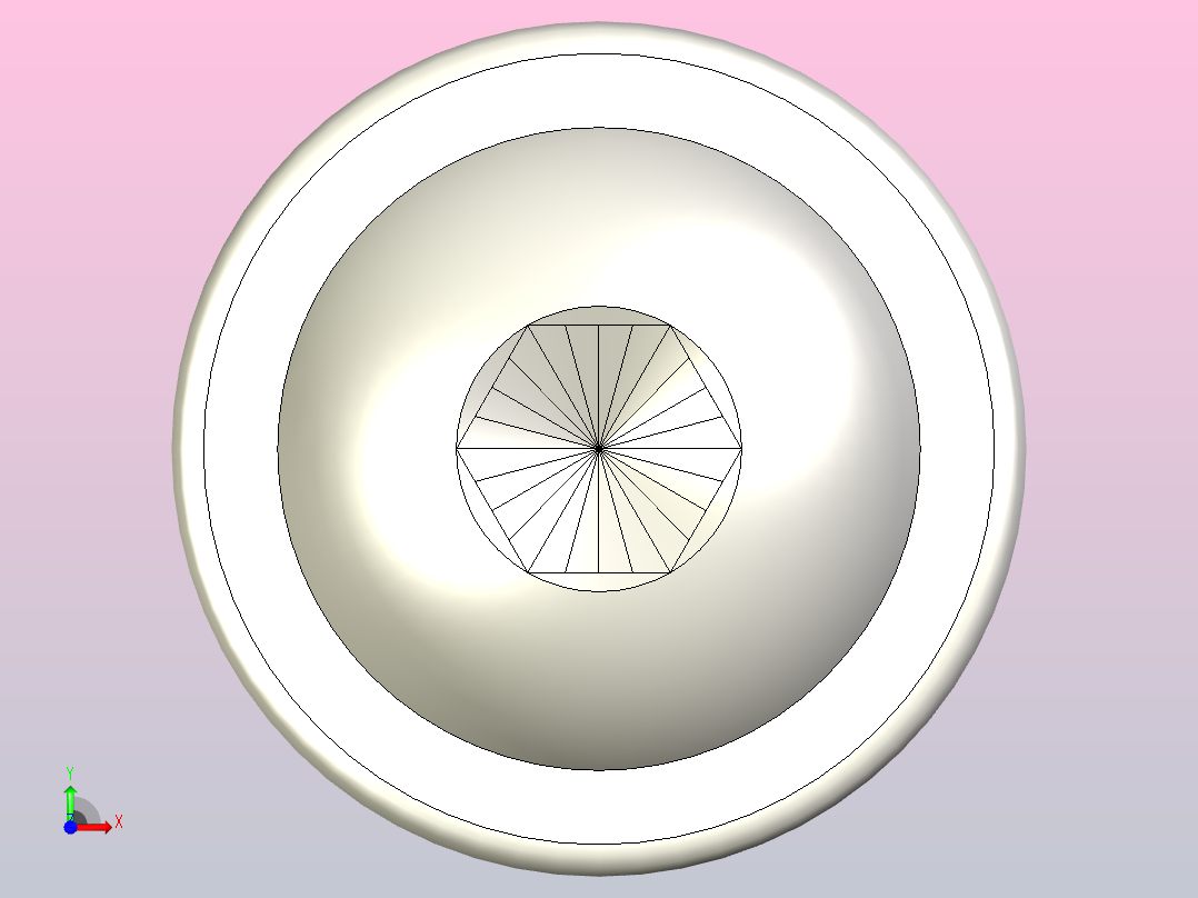 带凸缘的圆头螺钉，M3 ISO 7380-2 DIN-M16前视图