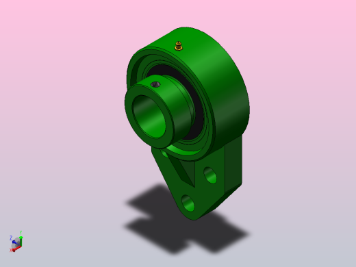 带悬挂式座偏心套外球面球轴承[UELFB型]_UELFB205