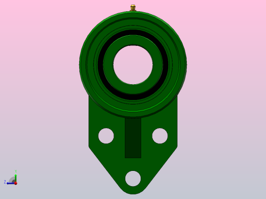 带悬挂式座偏心套外球面球轴承[UELFB型]_UELFB205前视缩略图