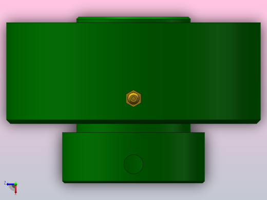 带悬挂式座偏心套外球面球轴承[UELFB型]_UELFB205俯视缩略图