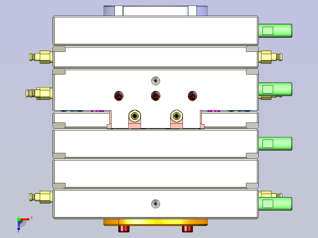 A2003270-摄像头注塑模具俯视图