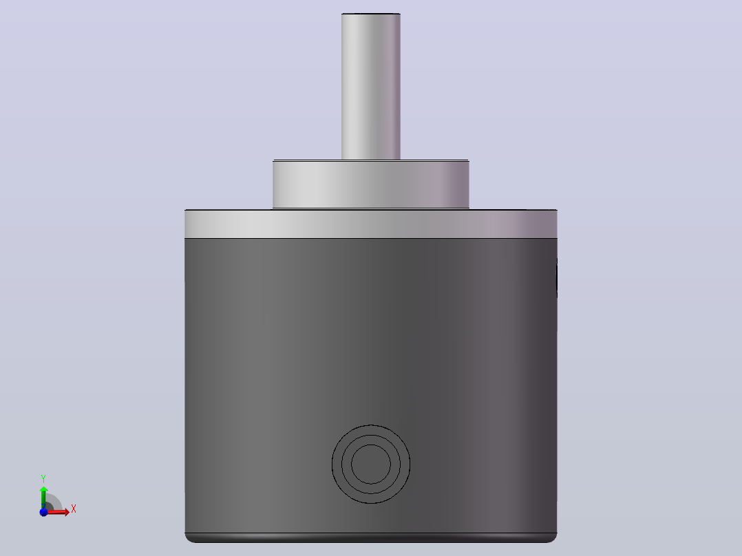 G38S6系列[G38S6系列-B型安装]旋转编码器前视图
