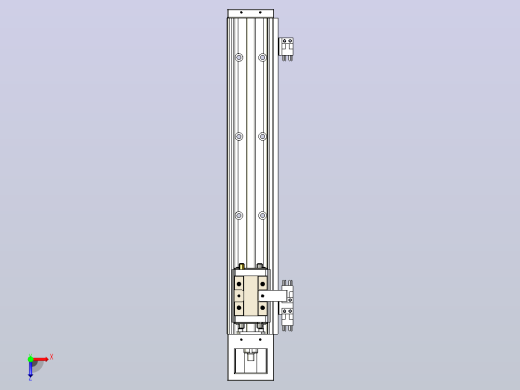 KK60-400A1-F0 模组 标准A1滑座 KK60-A1-F0 替换上银俯视缩略图