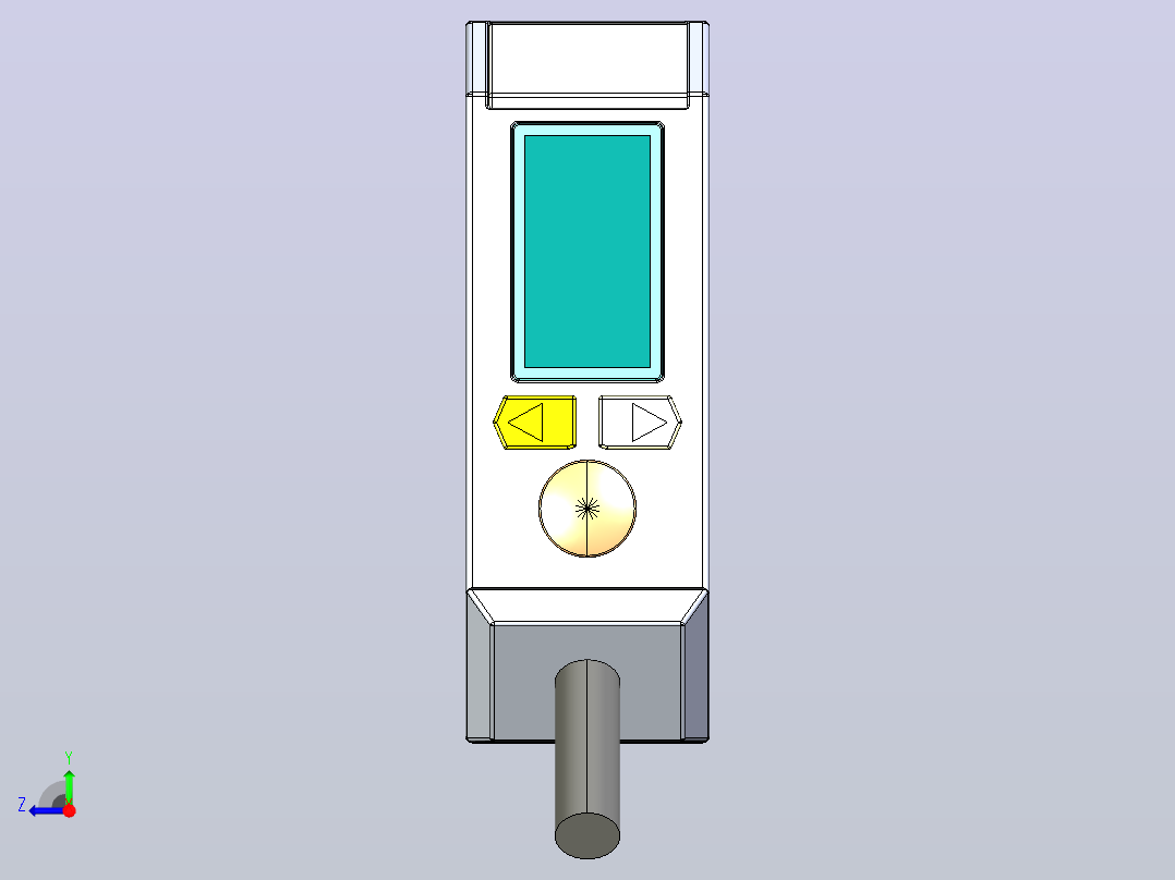 激光传感器ZHR10-N右视图