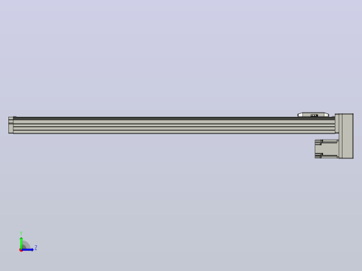 滚珠丝杠直线轴内置导轨TPA-GCR-65-1610C-L900-MP-M40-N3左视缩略图