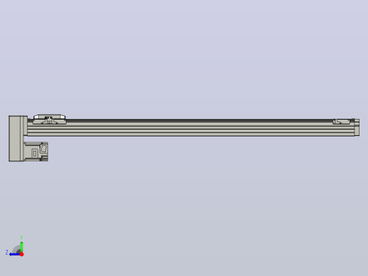 滚珠丝杠直线轴内置导轨TPA-GCR-65-1610C-L900-MP-M40-N3右视缩略图