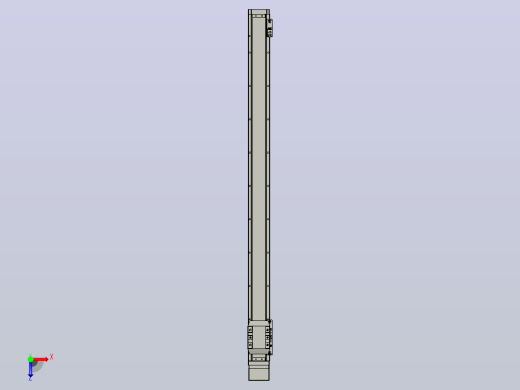 滚珠丝杠直线轴内置导轨TPA-GCR-65-1610C-L900-MP-M40-N3俯视缩略图