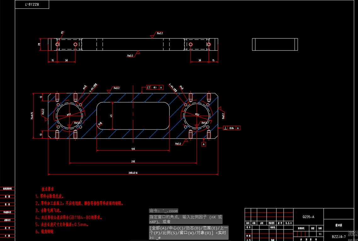 AGV运输车CAD