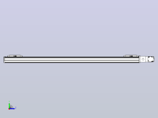 皮带直线轴双滑块型TPA-GCBS-50-P42-L375-QR-M10-N3左视缩略图