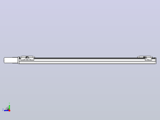 皮带直线轴双滑块型TPA-GCBS-50-P42-L375-QR-M10-N3右视缩略图