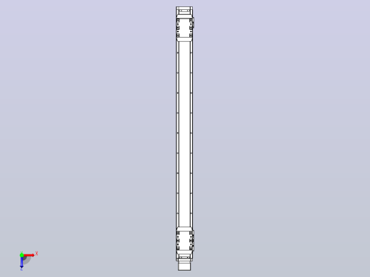 滚珠丝杠线性轴TPA-GCRS-80-1610C-L425-MP-M20-N3俯视缩略图