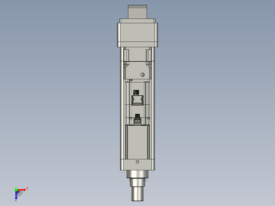 轻载电动缸TPA-ESR100-3210C-L150-MR-CA-W-P75-JX-C3俯视图