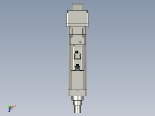 轻载电动缸TPA-ESR100-3210C-L150-MR-CA-W-P75-JX-C3俯视缩略图