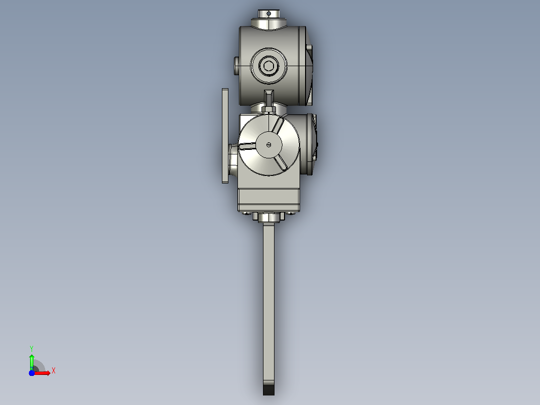 防爆出口标志-I级，I区- IP65 - 120V-277VAC -应急备用电池(1)前视图