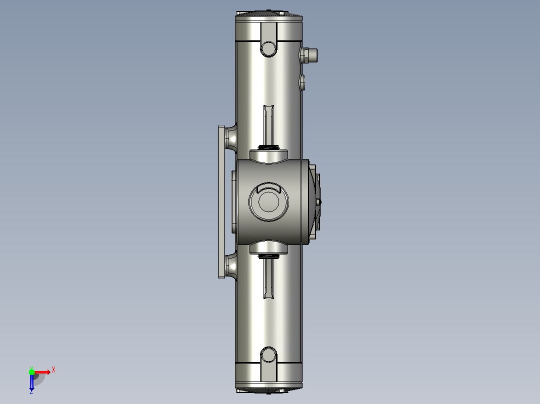 防爆出口标志-I级，I区- IP65 - 120V-277VAC -应急备用电池(1)俯视图