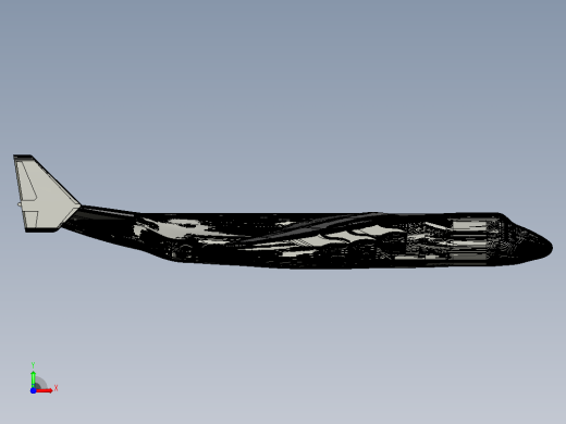 n-225 mriya tribute SolidWorks STL飞机前视缩略图