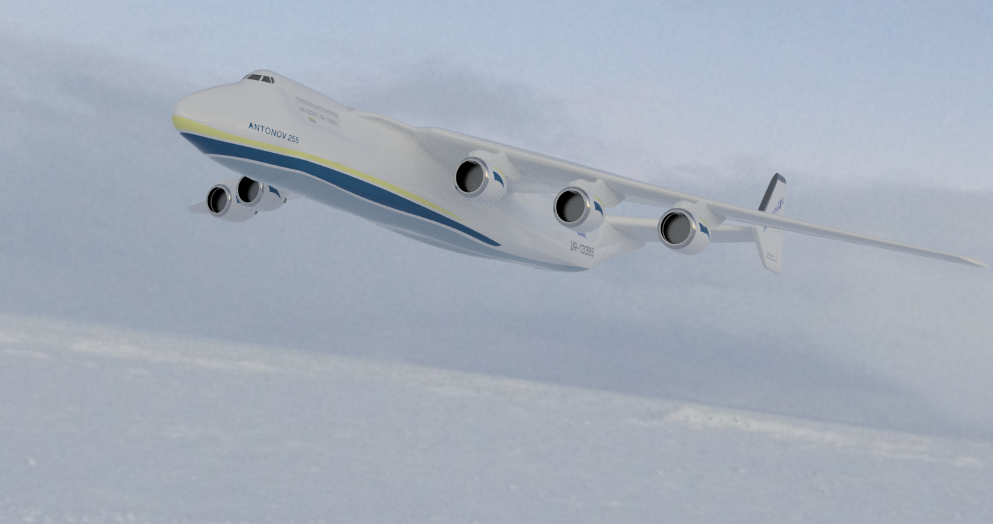 n-225 mriya tribute SolidWorks STL飞机