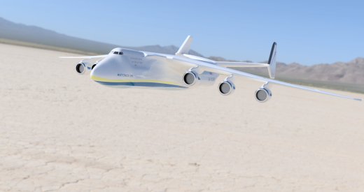 n-225 mriya tribute SolidWorks STL飞机缩略图