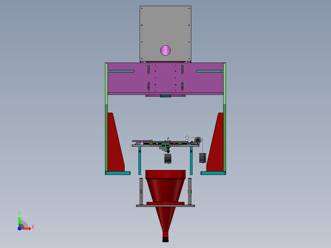 软包电芯CCD视觉长宽测量模组sw18可编辑前视图