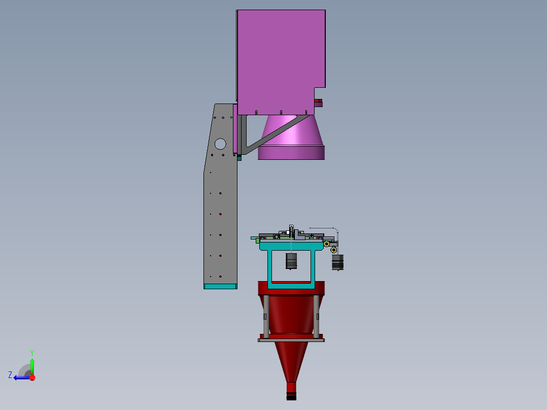 软包电芯CCD视觉长宽测量模组sw18可编辑右视图