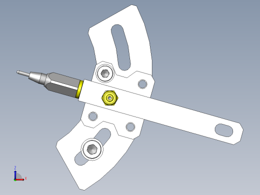偏置中心点的角度调整机构前视缩略图