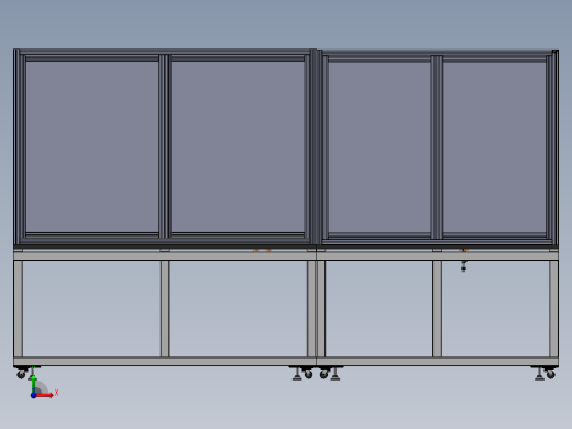 阀体自动装配组装线sw17可编辑前视缩略图