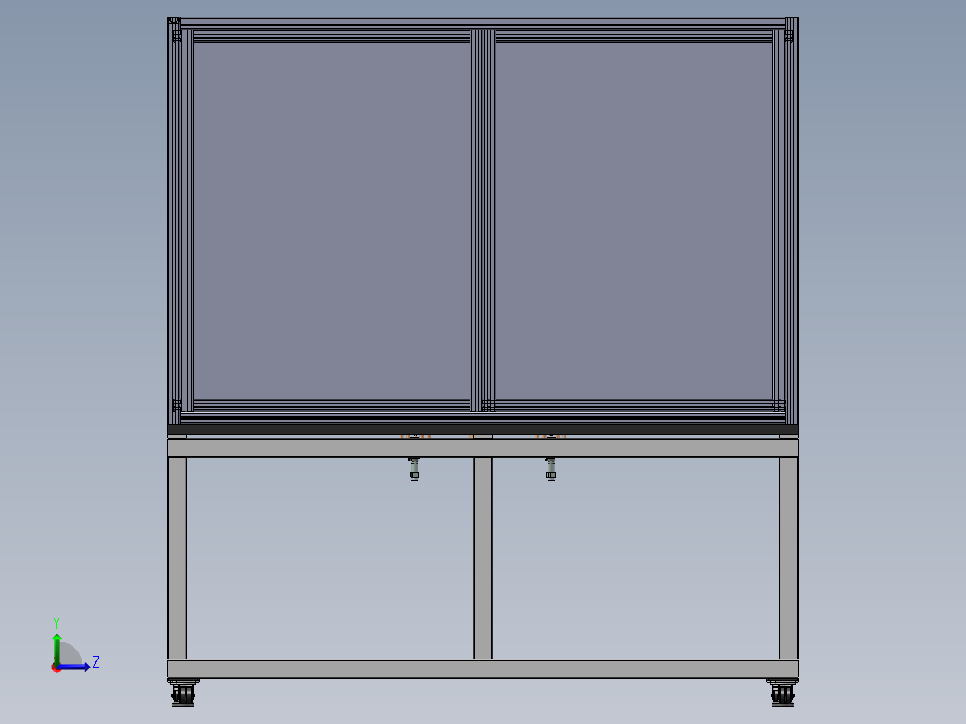 阀体自动装配组装线sw17可编辑左视图