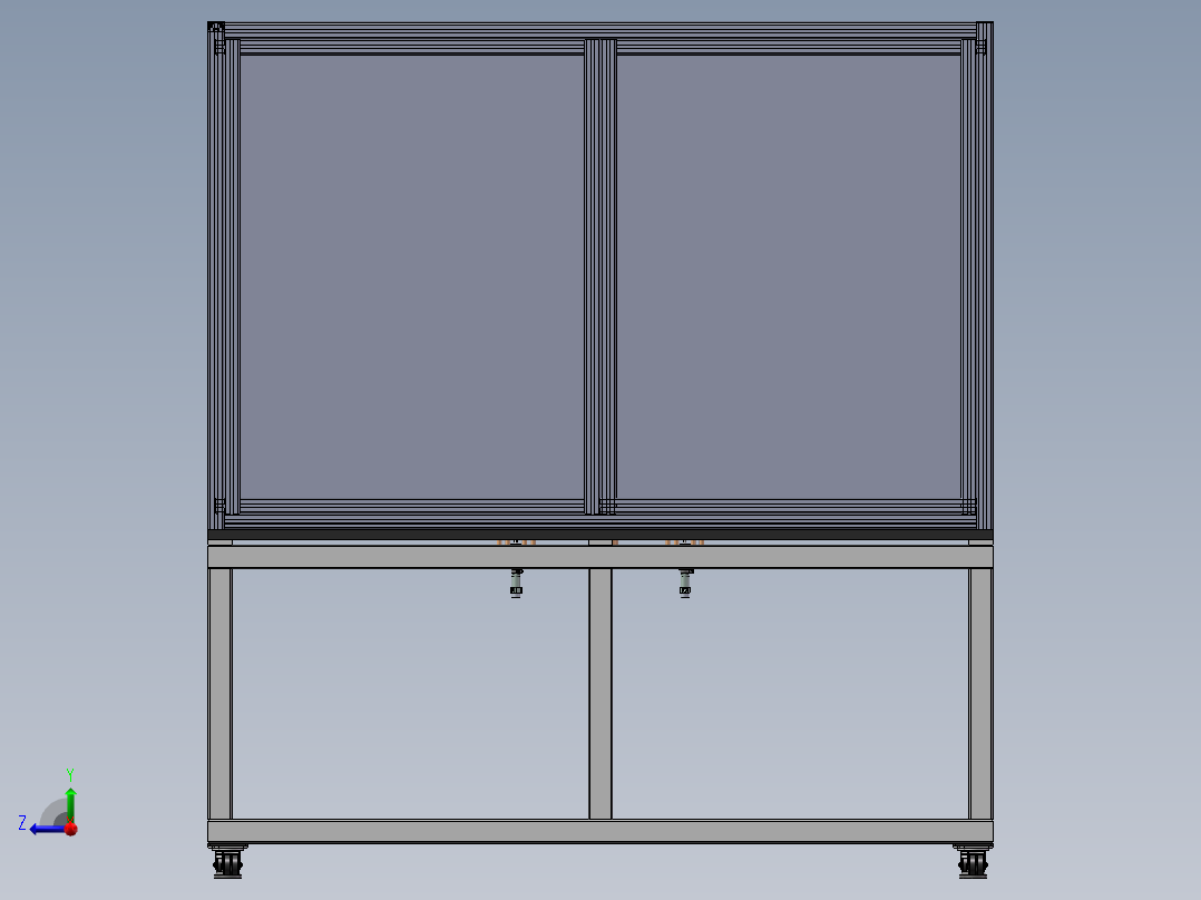 阀体自动装配组装线sw17可编辑右视图