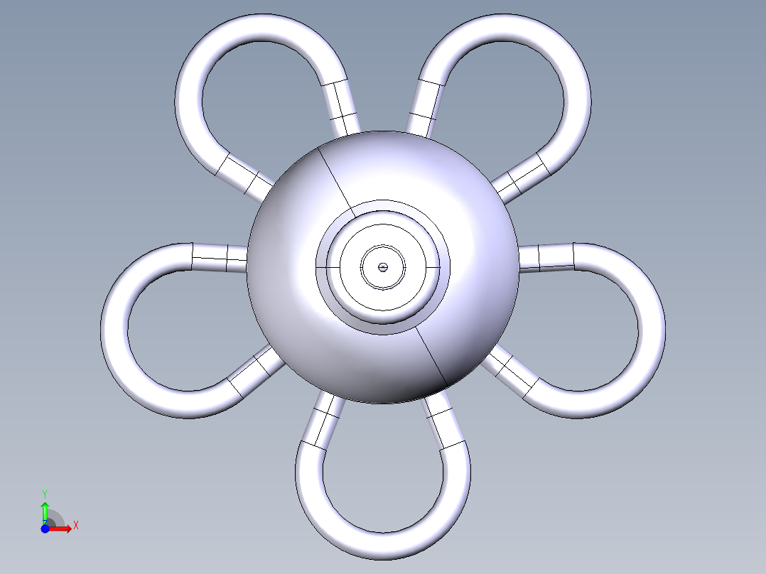 创意家庭灯泡前视图