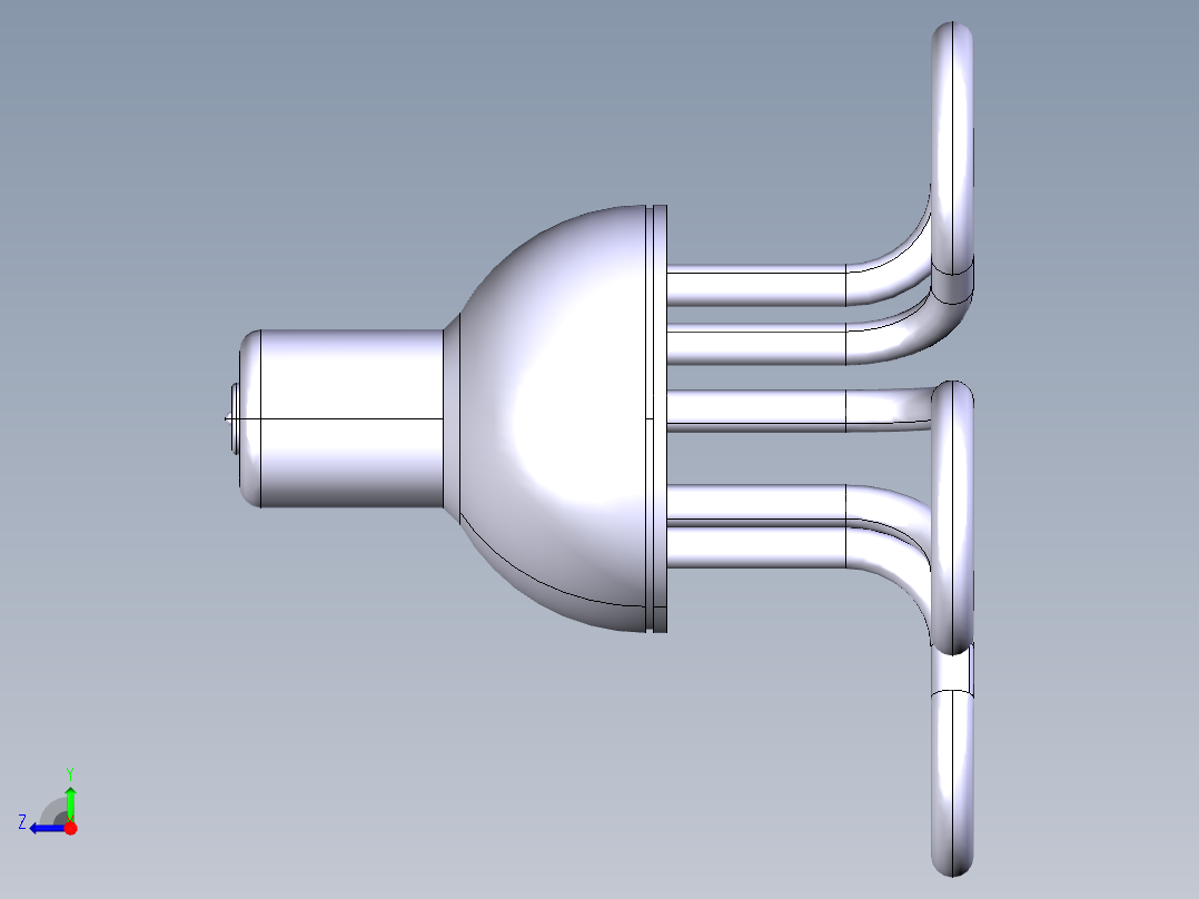 创意家庭灯泡右视图