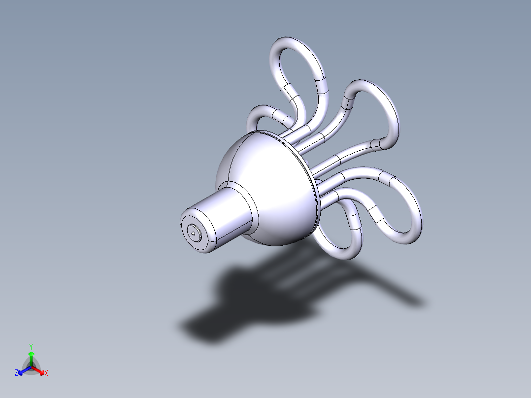 创意家庭灯泡正等轴测图