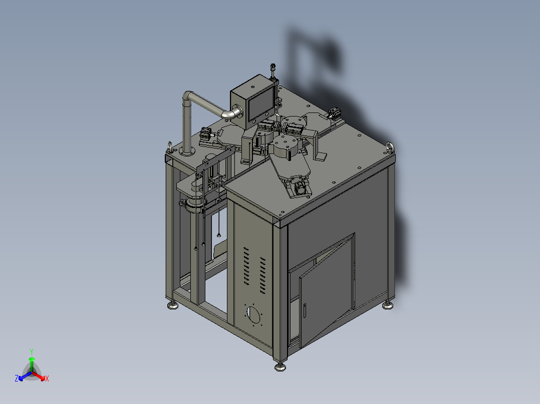 箭翼自动粘贴设备（自动贴标机）3D模型