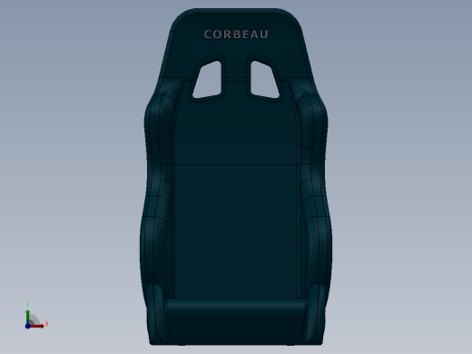 solidworks 柯尔博座位前视缩略图