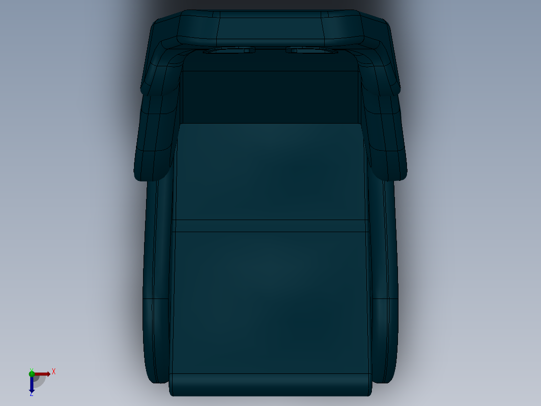 solidworks 柯尔博座位俯视图