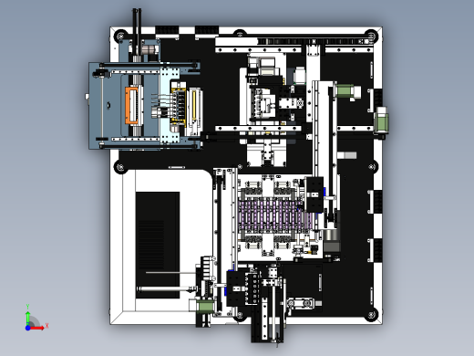 自动焊锡机设备模型前视缩略图